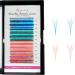 DIY Colored Gradient Lash Extensions 4 Colors Easy Fan 0.07mm D Curl 12mm 14mm 16mm Rainbow Eyelash Faux Mink Volume Eyelashes for Home and Salon Use Beauty7 - Buy Online on GoSupps.com