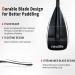 WONITAGO SUP Paddleboard Paddles - Aluminum Shaft, Nylon Blade, Adjustable 180-220 cm - Black - Buy Online on GoSupps.com