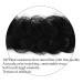STHEJFB Braid Headband - Messy Wide Chunky Fluffy Hairpiece - Black 1B - Buy Online on GoSupps.com