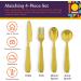 Special Supplies Adaptive Utensils (4-Piece Stainless Steel Set) Heavy Weighted, Non-Slip Handles for Hand Tremors, Arthritis, Parkinson's, Elderly Use 7oz Each Gold - Buy Online on GoSupps.com