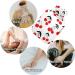 NAANLE Cartoon Cherry Berry Heat Bottle - 1L Transparent Hot Water Bottle for Bed Hand & Foot Warmer Pain Relief & Cold Therapy - Buy Online on GoSupps.com