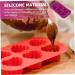 HOMSFOU 6 Pcs Silicone Chocolate Mold Silicone Baking Halloween Fondant Halloween Chocolate Polymer Clay Molds Jelly Molds Desserts Molds Bath Purple Silica Gel Tool Multifunction 21X11X2CMx3pcs Purplex3pcs - Buy Online on GoSupps.com