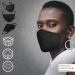 JAGO Washable Facial Mask | 2-Layer Cotton Masks for Men & Women | Filter Compartment | Available in Sets of 2 4 8 10 | Everyday Fabric Masks - Black - Buy Online on GoSupps.com
