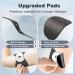 Premium Wireless TENS Unit Electrode Pads | Reusable Self Adhesive 3.5mm Connector Non-Irritating Design - Black - Buy Online on GoSupps.com