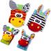 4PC Baby Rattling Toys Set - Plush Wrist & Socks Rattles for Newborn Development | Ideal Gift for 0-12 Months Boys & Girls - Buy Online on GoSupps.com