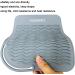 2 Packed Heat Resistant Mats for Curling Irons Hair Straightener Flat Irons and Hair Styling Tools 9" x 6.5" Gray&Black Gray&black Mat - Buy Online on GoSupps.com