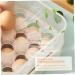 Zerodeko 1pc 24 Organizer Egg Case Refrigerator Fridge Household Compartment Tray Container Stackable Grid - Buy Online on GoSupps.com