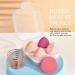 6-Piece Makeup Sponge Blender Set with Holder and Powder Puff - Multi-Colored Sponges for Cream, Liquid, and Powder Makeup - Buy Online on GoSupps.com