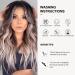 Oefei Long Corrugated Ombre Black Gray Wigs - Natural Synthetic Hair Heat-Resistant Wigs for Daily Use Party and Cosplay - Buy Online on GoSupps.com