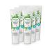 Alkmene caries protection toothpaste with organic watermint - vegan toothpaste with 6 -fold protection without silicones parabens mineral oil pegs SLS & SLES in a 6 -way benefit pack (6x 100 ml) 6 pieces