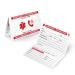 Emergency Information Wallet Cards (5 Pack) Bi-Folding High Gloss Cardstock Exterior