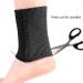 Ankle Support Sleeve for Figure Skating - Elastic Pressure Ankle Protector for Men & Women (Black) | Sports Foot Protection - Buy Online on GoSupps.com
