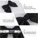 Dalababa Bow Hair Clips 2 Pcs Large Hair Bows Silky Satin Ribbon Hair Barrettes French Bowknot Hairpins Hair Accessories For Women Girls (Black & White) Black white - Buy Online on GoSupps.com