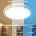 Wholede LED Ceiling Lamp - 24W Round Moon Motif 3000-6500K Ultra Thin with Remote Control for Children's Room & Living Room - 29.5cm - Buy Online on GoSupps.com