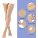 Totexil Thigh High Compression Stockings 15-20mmHg - Beige XX-Large - For Men & Women - Medical Grade - Silicone Dot Band - Support for Sports, Running, Varicose Veins - Buy Online on GoSupps.com