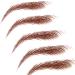 Beavorty 5 Sheets Brown Sticker Makeup Stickers Eyebrow Stickers Costume Makeup Supplies - Buy Online on GoSupps.com