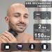 Hatteker Blad Head Shavers for Men Magnetic Electric Razor for Bald Men IPX6 Waterproof Wet Dry Mens Trimmer Cordless Rotary Shaver Razor Kit with LED Display(Blue) - Buy Online on GoSupps.com