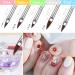 Acrylic Nail Brush Set - 5 Pcs Round Sable Design Art UV Gel DIY Brush Pen Tool Set No.4/6/8/10/12 - Buy Online on GoSupps.com