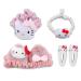 Cartoon Headbands Cartoon Kawaii Hair Clips Fashion Hair Ties 4pcs Cute Coral Hair Band for Women and Girls-5 Set-05