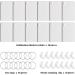 Duufin 120pc Rectangle Sublimation Keychain Blanks - Double Sided Heat Transfer MDF Board Rings for DIY Crafts - Buy Online on GoSupps.com