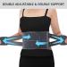 ABYON Lower Back Support Belt for Men and Women - Adjustable Waist Brace for Herniated Disc, Sciatica, Scoliosis - Ideal for Bending, Standing, Heavy Lifting - Gray, Size L (43.3''-49.2'') - Buy Online on GoSupps.com
