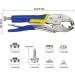 YZS Upgraded Version Snap Pliers Fastener Tool Kit Snap Installation Set Hand Tools for Fastening  Replacing Metal Snaps  Repairing Boat Covers  Canvas  Sewing  Tarps Blue+Yellow - Buy Online on GoSupps.com