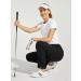 Willit Women's Stretch Golf Pants - Quick Dry, Tummy Control, Black, Large - Buy Online on GoSupps.com