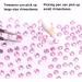 6616PCS Hot Pink Hotfix Rhinestones Crystal Gems Glass with Tweezers and Picking Pen - Perfect for Tumblers, Clothes, and Shirts - Buy Online on GoSupps.com
