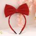 BAHABY Red Bow Headband for Women and Girls - Perfect for Costumes, Valentine's Day Gifts - Buy Online on GoSupps.com