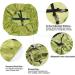FANCYWING Waterproof Backpack Rain Cover XL - Army Green, 65-90L | Reflective Strap, Non-Slip Design | Ideal for Hiking, Camping, Hunting, Cycling | Upgraded Rainproof Shield - Buy Online on GoSupps.com