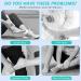 Neuropathy Socks for Women Men - Compression Ankle Support Brace for Plantar Fasciitis and Sprained Ankle - 5 Pairs (White L/XL) - Buy Online on GoSupps.com