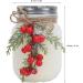 Handmade Frosting Covered Jar Candle - 18oz Soy Wax | Warm Ambiance & 10 Hours Burn Time | Perfect for Xmas Decoration - Buy Online on GoSupps.com
