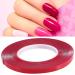 HOOLEEY 10m Nail Art Adhesive Double sided Tape Red Film Clear Tape for Nail Display Lens Manicure Tool - Buy Online on GoSupps.com
