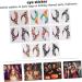 Didiseaon 24 Pairs Eye Shadow Eyeliner Stickers Make up Face Jewel Face Decor Double Eyelid Glue Eyeshadow - Buy Online on GoSupps.com
