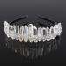 Crystal Quartz Rhinestone Tiara Headband for Women - Clear Mermaid Crown for Bride, Wedding Parties - Buy Online on GoSupps.com