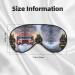 Firefighter Flame Print Unisex Sleep Mask - Double-Sided Eye Mask for Sound Sleep & Skin Care | International Shipping - Buy Online on GoSupps.com