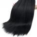 Beyond Beauty 8 Packs Black Pre Stretched Braiding Hair Synthetic Yaki EZ Braiding Coi Leray Braids Knotless Braiding Hair Extensions Pre Stretched Hot Water Setting Crochet Braids 42Inch(#1B) 8Packs-42Inch #1B - Buy Online on GoSupps.com