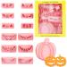 WNV 12-Piece Pumpkin Pancake Cookie Cutter Set with Custard Cream Biscuit Cutter - Perfect for Spooky Cake Decorations and Sandwich Cutters for Children