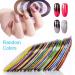 DIY Glitter Nail Rhinestones Set - Nail Art Kit with Dotting Tool, Water Transfer Sticker, Decal, Tape Striping, Sanding File - Beauty Accessories for Nails (Style 2) - Buy Online on GoSupps.com