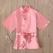 Tdeok Silk Toddler Girls Nightwear Robe | Satin Pajamas Kimono Bathrobe for Kids - Buy Online on GoSupps.com