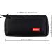 Big Capacity Pencil Pen Case Office College School Large Storage High Capacity 2 Layers Pencil Travel Luggage Pouch Make up Cosmetic Bag Zipper Stationery Pouch Multifunctional Organizer (Black) S-Black - Buy Online on GoSupps.com