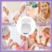 Infilila Mini UV LED Nail Lamp - Portable 16W Quick-Drying Nail Dryer for Gel Nails - USB Powered - 180 Opening Design - A-White - Buy Online on GoSupps.com