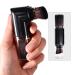 Vtrem Retractable Travel Makeup Brush Set - Kabuki Double-Ended Foundation & Blush Brushes in Blue Black Purple | Mini Compact Face Brush for Flawless Powder & Highlighter - Buy Online on GoSupps.com