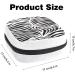 GIAPB Sanitary Napkin Storage Bag | Period Tampon Makeup Pad Pouch | Black Zebra Pattern | Color1767 - Buy Online on GoSupps.com