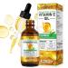 Huile De Vitamine E 75 000 UI - Huile De Vitamine E Biologique 100% Naturelle - Press E Froid 2 Fl Oz Hydrate Et Prot Ge - Pour Le Visage Le Corps Les Cicatrices Et Les Cut