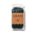 GOSHI Exfoliating Shower Sponge - Rip-Resistant Rapid-Drying Exfoliating Bath Sponge for All Skin Types - Moss Green - Made in Japan