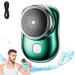 KCRPM 2023 New Upgrade Powerful Storm Shaver Men's Electric Shavers Rechargeable USB Electric Shaver Portable Mini Shaver Pocket Size Wet and Dry Easy One-Button Use (1Green)