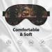 Merry Christmas Print Unisex Sleep Eye Mask | Soft Comfort Eye Shade for Travel Yoga & Shift Work - Buy Online on GoSupps.com