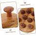 Fomiyes 2-Piece Natural Wood Massage Brush & Scalp Comb Set | Wooden Massage Tools for Relaxation & Scalp Care - Buy Online on GoSupps.com