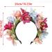 amangul Flower Headbands Women Bride Flower Crown For Wedding Party Supply Floral Garlands Crown Hair Wreath Floral Headbands(White) - Buy Online on GoSupps.com